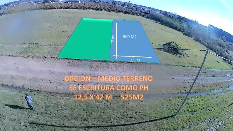 TERRENO DE 1050M2 ZONA NORTE - OPCION 525M2